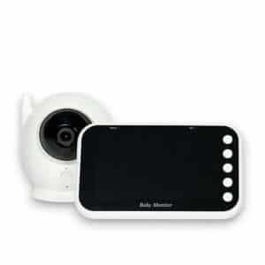 Baby Monitor Wireless 4,3” LCD - Video HD, Zoom 2X e Visione Notturna