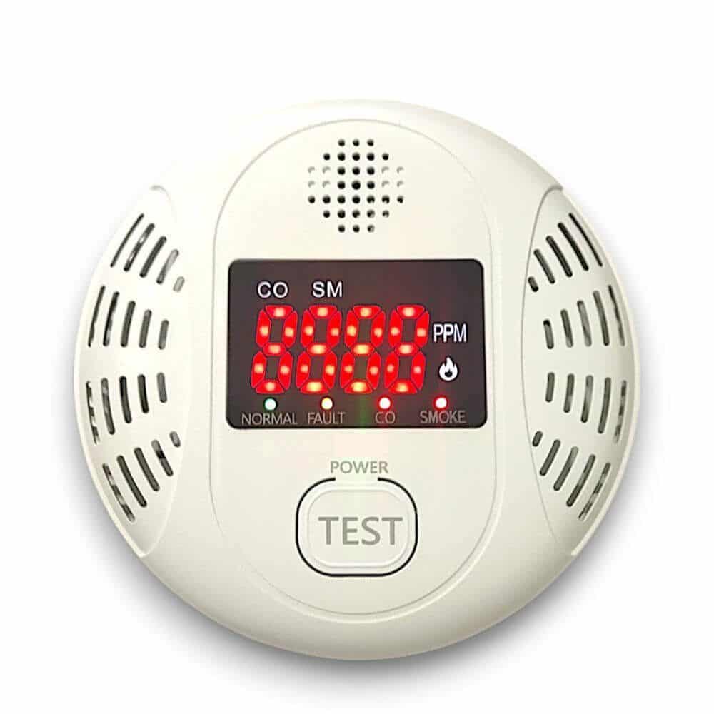 SHD OneConcept 5x Rilevatori Di Fumo A Batteria - Sensore Ottico 85dB - Certificato EN14604 - Garanzia 10 Anni