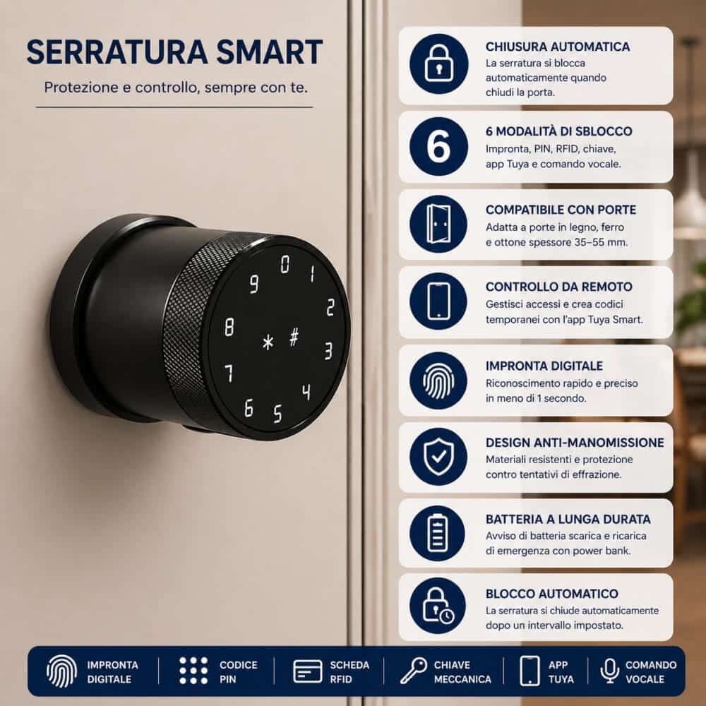 Serratura-Smart-Wi-Fi-per-Casa-e-Ufficio-–-6-Modalita-di-Accesso-Doppio-Pomello