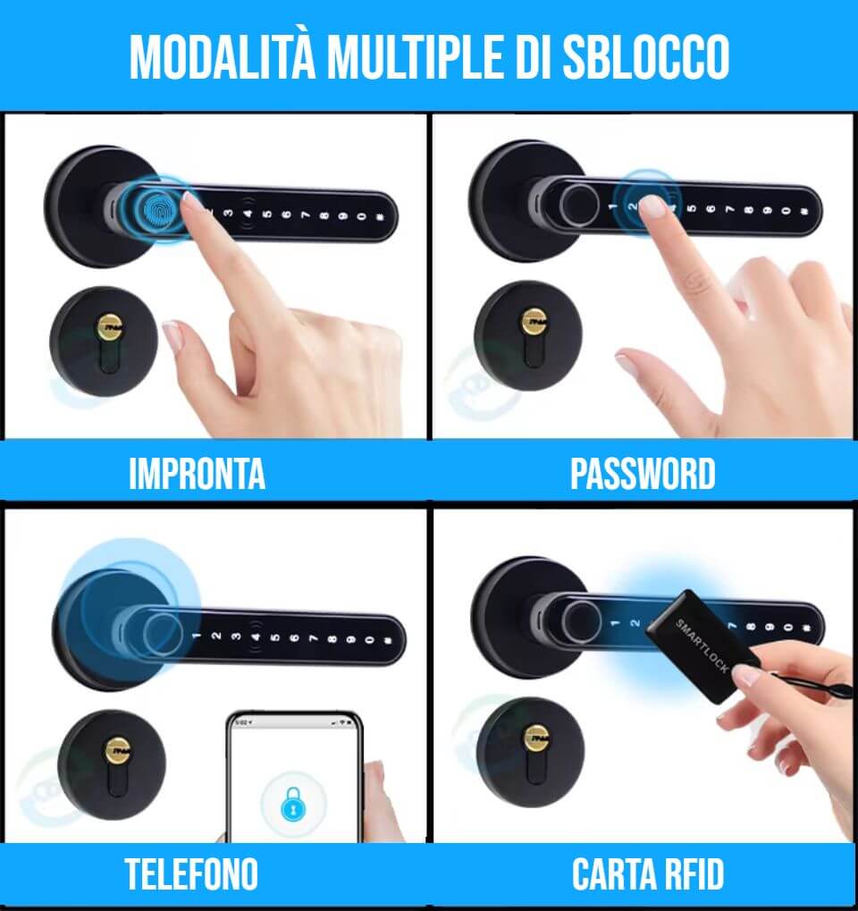 serratura-smart-con-maniglia-e-sensore-biometrico-5-modalita-di-sblocco
