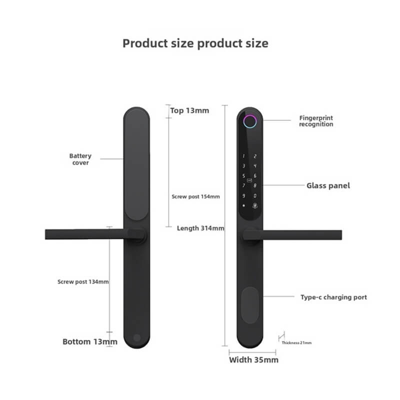 Serratura-Smart-per-Porte-e-Portefinestre-Bluetooth-con-App